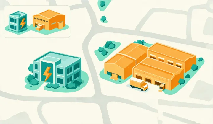 Illustrated location of the switchgear advisory office